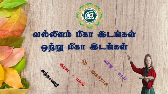 வல்லினம் மிகா இடங்கள்