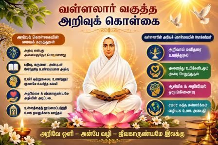 வள்ளலார் வகுத்த அறிவுக் கொள்கை வள்ளலார் வகுத்த அறிவுக் கொள்கை