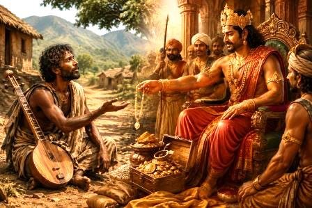 சிறுபாணாற்றுப்படையில் பாணரின் வறுமையும் நல்லியக்கோடனின் கொடைச் சிறப்பும் சிறுபாணாற்றுப்படையில் பாணரின் வறுமையும் நல்லியக்கோடனின் கொடைச் சிறப்பும்