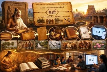 தொல்காப்பியரின் கொள்வழி உடைய கோட்பாடும்