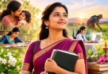 பெண்மை|கவிதை|ச.சு.பி.தர்ஷனா Empowered Woman_ Tradition, Dreams, Strength